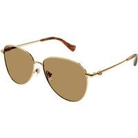 Gucci GG1419S 002 Women’s Sunglasses Gold Size 60