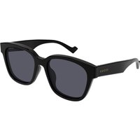 Gucci GG1430SK Asian Fit 001 Men's Sunglasses Black Size 57