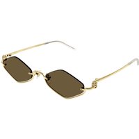 グッチ Gucci GG1604S 002 メガネ フレーム - 女性用 - 金色