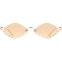 グッチ Gucci GG1604S 003 メガネ フレーム - 女性用 - 金色