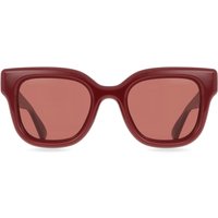 グッチ Gucci GG1828S 003 メガネ フレーム - 女性用 - バーガンディ
