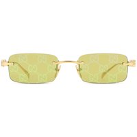 グッチ Gucci GG1808S 002 メガネ フレーム - 男性用 - 金色
