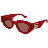 グッチ Gucci GG1421S 006 メガネ フレーム - 女性用 - 赤