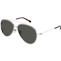 Gucci GG1981S 005 Men's Sunglasses Silver Size 56