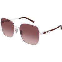 Gucci GG2053S Asian Fit 003 Women’s Sunglasses Silver Size 58