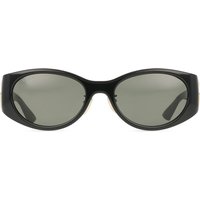Gucci GG2123SA Asian Fit 001 Women’s Sunglasses Black Size 55