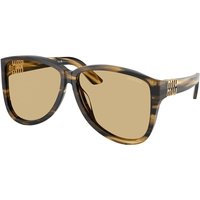 Miu Miu MUA08SF アジアフィット 25E1OR メガネ フレーム - 女性用 - 茶色