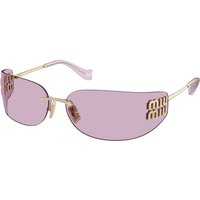 Miu Miu MUA51S ZVN90O メガネ フレーム - 女性用 - 金色