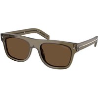 プラダ Prada PR B12SF アジアフィット 18T70F メガネ フレーム - 男性用 - 茶色