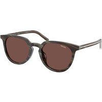 プラダ Prada PR D15SD アジアフィット 24P90W メガネ フレーム - 男性用 - 茶色