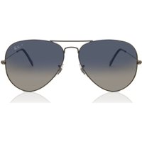 レイバン Ray-Ban RB3025 Aviator Gradient Polarized 004/78 メガネ フレーム - 男性用 - 灰色