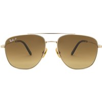 レイバン Ray-Ban RB8097 William チタン 製 Polarized 9265M2 メガネ フレーム - 男性用 - 金色