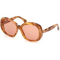 Max Mara MM0087 EDNA 56E メガネ フレーム - 女性用 - べっ甲shell