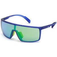 アディダス Adidas Sport SP0004 91Q メガネ フレーム - 男性用 - 青
