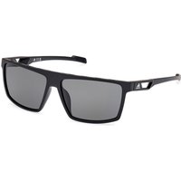 アディダス Adidas Sport SP0083 Polarized 02A メガネ フレーム - 男性用 - 黒
