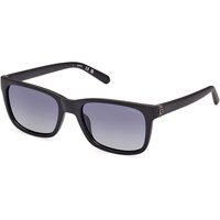 Guess GU00066 Polarized 02D Men's Sunglasses Black Size 55