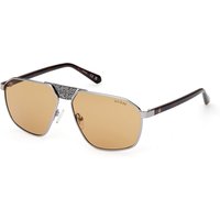 Guess GU00086 08E Men's Sunglasses Silver Size 59