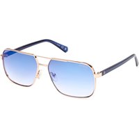 Guess GU00119 28X Men's Sunglasses Gold Size 58
