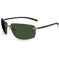 Silhouette 8727/75 7630 Men's Sunglasses Black Size 64