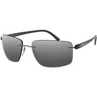 Silhouette 8722/75 6560 Men's Sunglasses Silver Size 61
