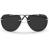 Silhouette TMA Collection Nash 8744/75 Polarized 7310 メガネ フレーム - 男性用 - Silver