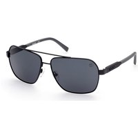 Timberland TB9257 Polarized 02D Men's Sunglasses Black Size 63