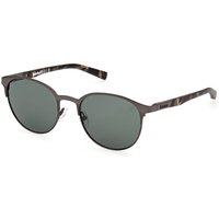 Timberland TB9313 Polarized 13R Men's Sunglasses Silver Size 53