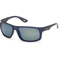 Timberland TB00034 Polarized 90D Men's Sunglasses Blue Size 62