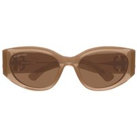 バレンシアガ Balenciaga BB0324SK アジアフィット 015 メガネ フレーム - 女性用 - 茶色