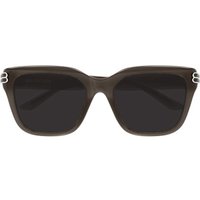 バレンシアガ Balenciaga BB0433SK アジアフィット 004 メガネ フレーム - 女性用 - 灰色