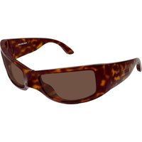 Balenciaga BB0461S 003 Men's Sunglasses Tortoiseshell Size 66