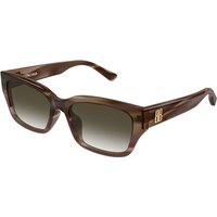 Balenciaga BB0480SK Asian Fit 003 Men's Sunglasses Brown Size 56