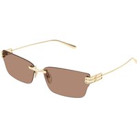 バレンシアガ Balenciaga BB0487S 004 メガネ フレーム - 女性用 - 金色