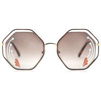 Chloé CE 132SRI 258 メガネ フレーム - 女性用 - 金色