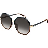 Chloé CH0133SA Asian Fit 003 Women’s Sunglasses Blue Size 59
