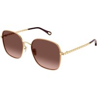Chloé CH0255SK Asian Fit 004 Women’s Sunglasses Gold Size 57