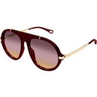 Chloé CH0357S 004 Women’s Sunglasses Burgundy Size 58