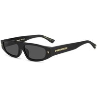 Dsquared2 D2 0184/G/S Asian Fit 807/IR Women’s Sunglasses Black Size 60