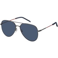 Tommy Hilfiger TH 2111/G/S Asian Fit R80/KU Men's Sunglasses Silver Size 60
