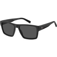 Tommy Hilfiger TH 2324/S Polarized 807/M9 Men's Sunglasses Black Size 56