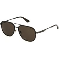 Police SPLL78 CHAMP LITE 1 0627 Men's Sunglasses Black Size 58