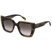 Police SPLR98 DAYDREAM 2 0GG6 Women’s Sunglasses Green Size 54