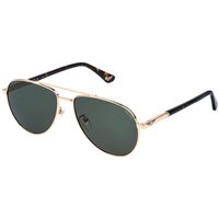 Police SPLR77 NEW CROSSROADS 6 300Y Men's Sunglasses Gold Size 59
