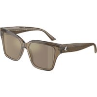 Jimmy Choo JC5003F アジアフィット 50405A メガネ フレーム - 女性用 - 茶色