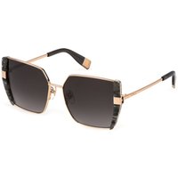 Furla SFU819 0300 Men's Sunglasses Gold Size 57