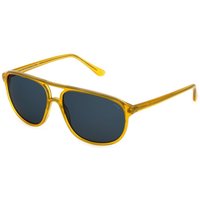 Lozza SL1827Z 01AG Men's Sunglasses Yellow Size 58