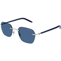Montblanc MB0270S 003 Men's Sunglasses Silver Size 51