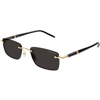 Montblanc MB0344S Asian Fit 001 Men's Sunglasses Gold Size 54