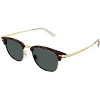 Montblanc MB0364S Asian Fit 002 Men's Sunglasses Tortoiseshell Size 49
