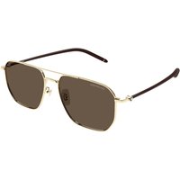 Montblanc MB0367SA アジアフィット 003 メガネ フレーム - 男性用 - 金色
